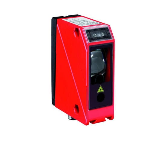 Optoelektronischer Sensor / mit Hintergrundausblendung - HRTL 96B M/66.04S-S12  - Leuze electronic GmbH + Co. KG - Reflexions-Lichttaster / rechteckig / Laser
