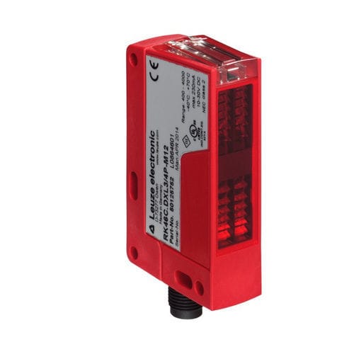 Optoelektronischer Sensor / polarisierte Rückbeleuchtung - RK46C.DXL3/4P-M12  - Leuze electronic GmbH + Co. KG - rechteckig / LED / digital