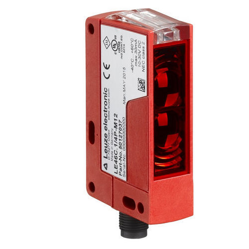 Optoelektronischer Sensor / polarisierte Rückbeleuchtung - PRK46C/4P-M12  - Leuze electronic GmbH + Co. KG - rechteckig / LED / digital