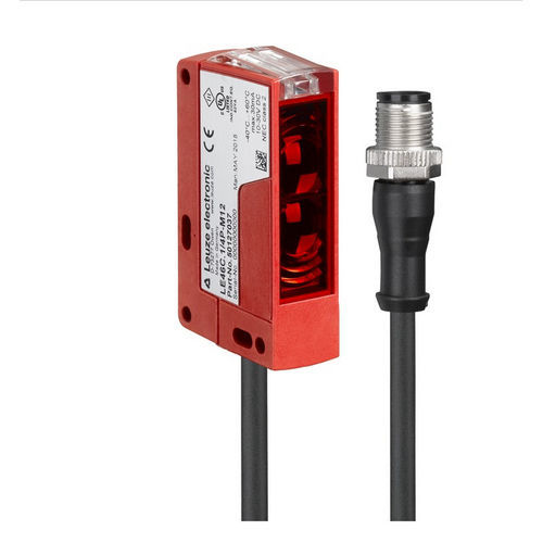 Optoelektronischer Sensor / mit Hintergrundausblendung - HT46CI/4P-200-M12  - Leuze electronic GmbH + Co. KG - Reflexions-Lichttaster / rechteckig / LED
