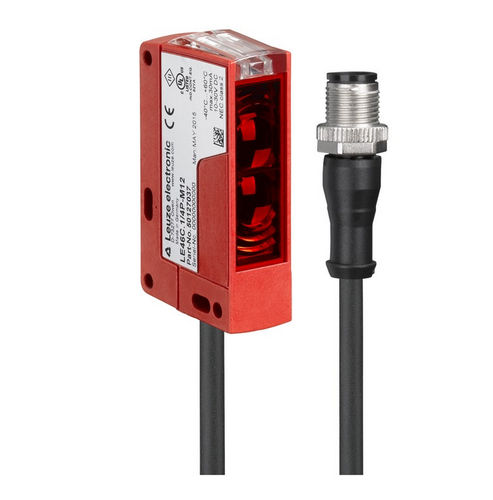 Optoelektronischer Sensor / mit Hintergrundausblendung - HT46C/4P-200-M12  - Leuze electronic GmbH + Co. KG - Reflexions-Lichttaster / rechteckig / LED