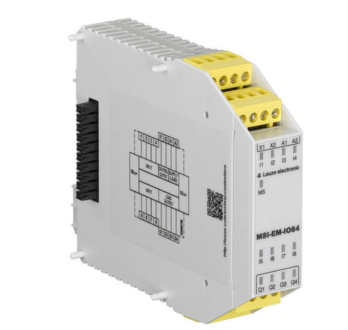 Digitales E/A-Modul - MSI-EM-IO84-03 - Leuze electronic GmbH + Co. KG - Ethernet / mit Relais-Ausgang / Sicherheit