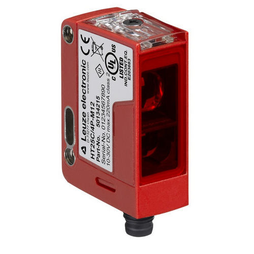 Optoelektronischer Sensor / mit Hintergrundausblendung - HT25C/4P-M8  - Leuze electronic GmbH + Co. KG - Reflexions-Lichttaster / rechteckig / LED