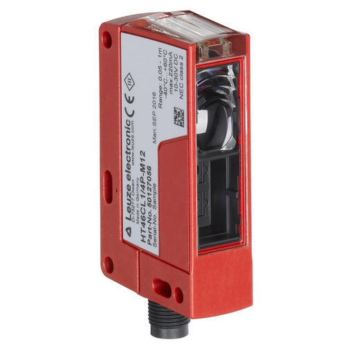 Optoelektronischer Sensor / mit Hintergrundausblendung - HT46CL2/4P-M12  - Leuze electronic GmbH + Co. KG - Reflexions-Lichttaster / rechteckig / Laser