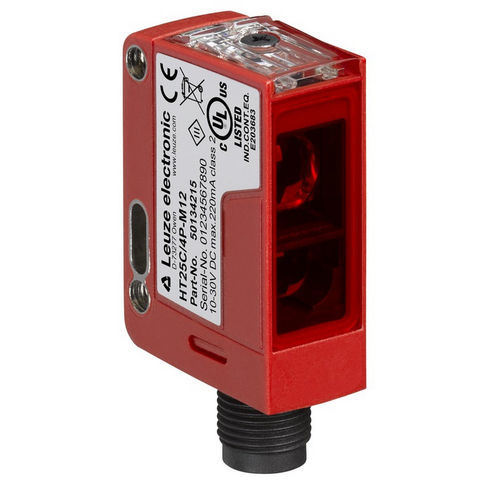 Optoelektronischer Sensor / mit Hintergrundausblendung - HT25C.XL/4P-M12  - Leuze electronic GmbH + Co. KG - Reflexions-Lichttaster / rechteckig / LED