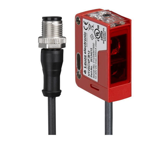 Optoelektronischer Sensor / mit Hintergrundausblendung - HT25C.HF/4P-200-M12  - Leuze electronic GmbH + Co. KG - Reflexions-Lichttaster / rechteckig / LED