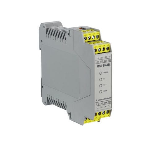 Notausschalter-Sicherheitsrelais - MSI-SR4B-01  - Leuze electronic GmbH + Co. KG - 3NO / NO/NF / 1NF