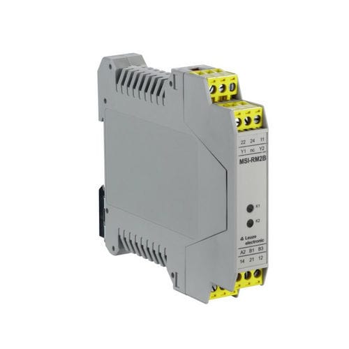 Notausschalter-Sicherheitsrelais - MSI-RM2B-01 - Leuze electronic GmbH + Co. KG - 2NO / NO/NF / 1NF