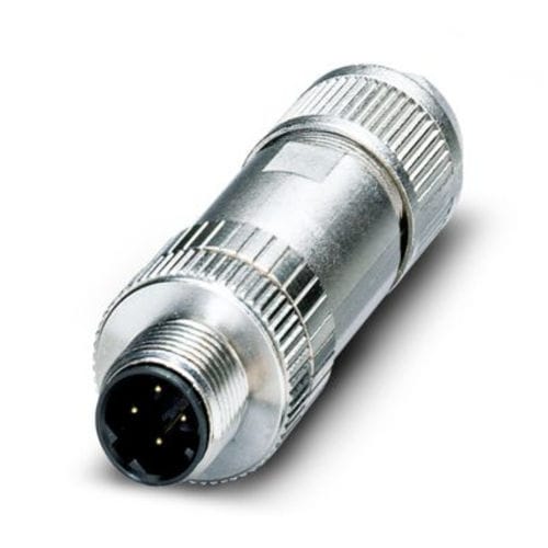 Datensteckverbinder - SACC-M12MSD-4Q SH - PHOENIX CONTACT GmbH & Co. KG - Ethernet / gerade Ausführung / M12