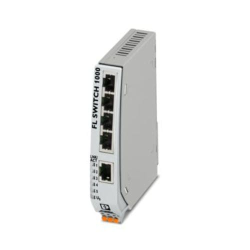 Ethernet-Switch / unmanaged - FL SWITCH 1005NT - PHOENIX CONTACT GmbH & Co. KG - 5 Ports / für DIN-Schiene / RJ45