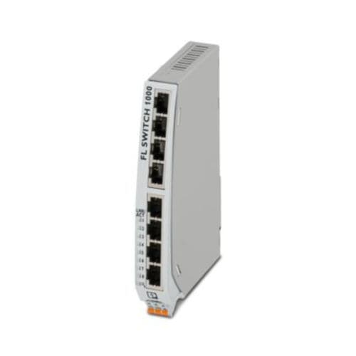 Ethernet-Switch / unmanaged - FL SWITCH 1108NT - PHOENIX CONTACT GmbH & Co. KG - 8 Ports / für DIN-Schiene / RJ45