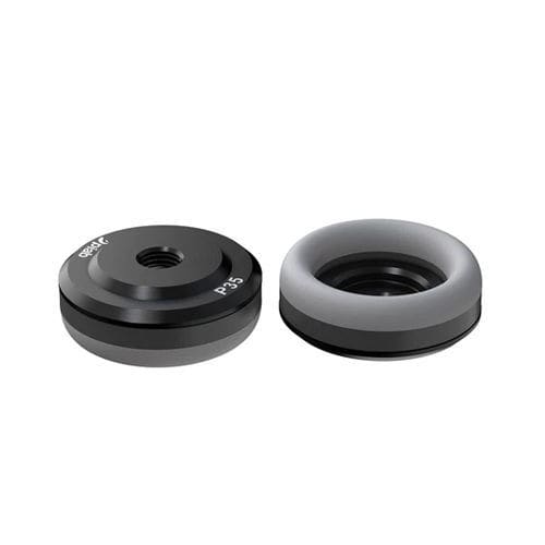 Flacher Saugnapf - P35  - PIAB - Aluminium / für Anschluss / Vakuum