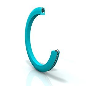 Gefederte-Dichtung - Turcon® Variseal® HF - Trelleborg Sealing Solutions - Elastomer / kreisförmig / für Chemieanwendungen