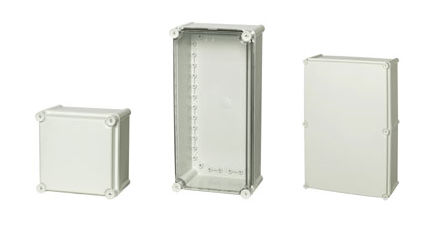 Wandmontiertes Gehäuse - UL SOLID PC series - FIBOX - rechteckig / Polycarbonat / für raue Umgebungen