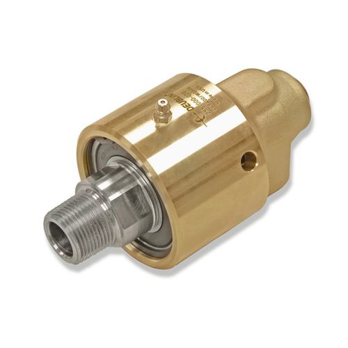 Drehdurchführung für Wasser - 57-000-003 - DEUBLIN COMPANY - für heißes Öl / für Dampf / Messing