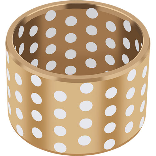 Zylinderförmiges Gleitlager - GGB-DB&reg; - GGB - Bronze / Massivbronze / wartungsfrei