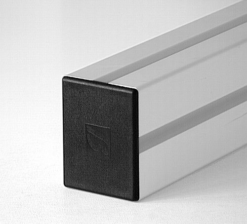Press-Fit-Endkappe - 1207 - BETT SISTEMI - rechteckig / ABS / für Profilende