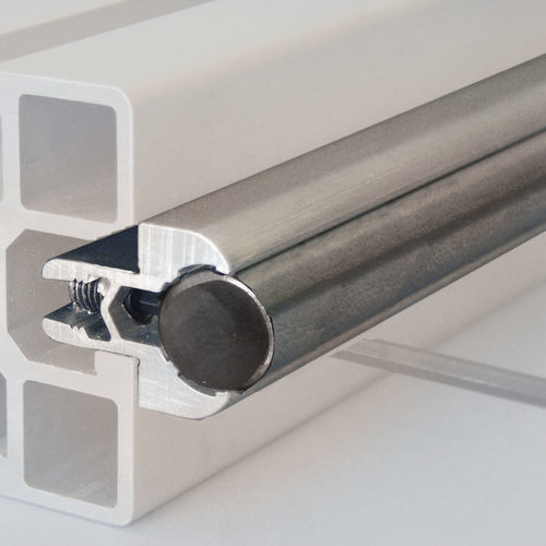 Aluminiumprofil - 3837 - BETT SISTEMI - gerillt / für Bauanwendungen / Führung