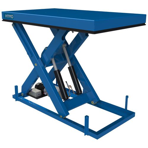 Scherenhubtisch - DX series - HYMO - hydraulisch / festinstalliert / für schwere Lasten