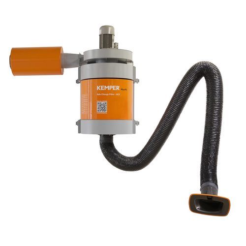 Schweißrauch-Abzugsanlage - 65 850 100 - KEMPER - wandmontiert / Inline-Filter / mit Absaugarm