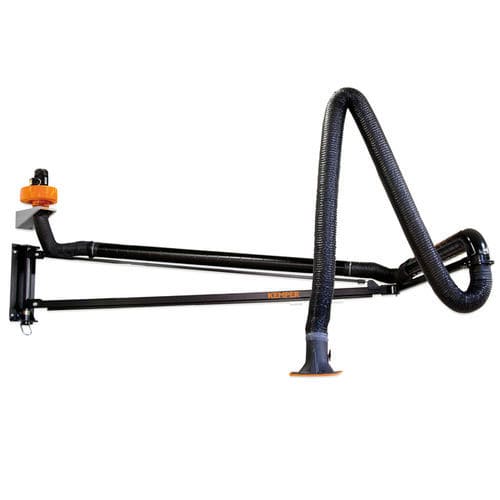 Wandmontierte Rauchabzugsanlage - 79 409 201 - KEMPER - Schweiß / mit Absaugarm / Staub