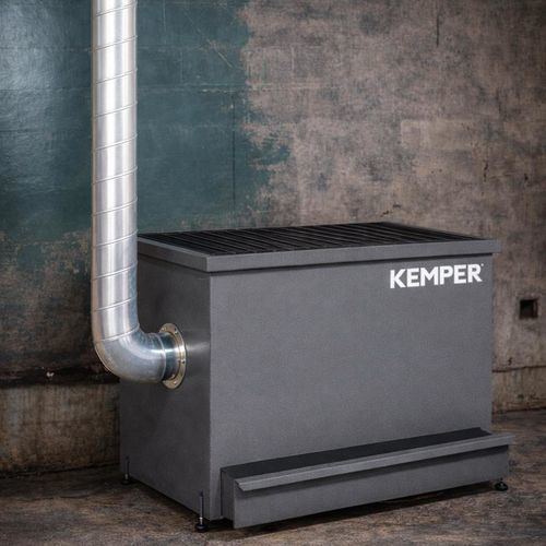 Schneidtisch für Metall - 1970033 - KEMPER - mit Schubladen / Absaugung / Vakuum