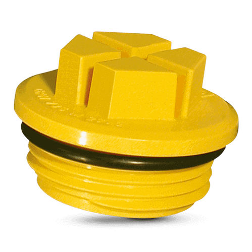 Runder Stopfen - GPN 738 series - Pöppelmann - Gewinde / Nylon 6 / Schutz