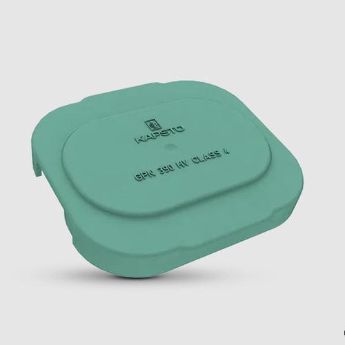 Rechteckige Kappe - GPN 390 Type C - Pöppelmann - Kunststoff / für elektrische Steckverbinder / Schutz