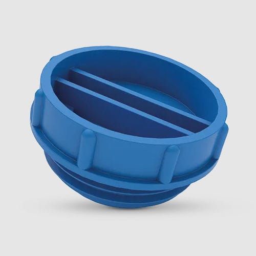 Runder Stopfen - GPN 703 series - Pöppelmann - Gewinde / Polyethylen mit niedriger Dichte (LDPE) / Schutz