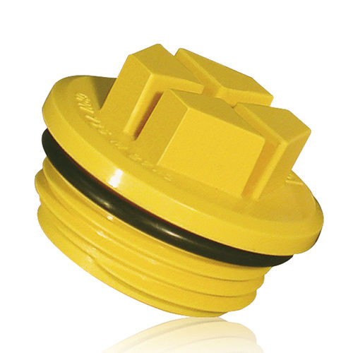 Toroid-Stopfen - GPN 737 series - Pöppelmann - Gewinde / Kunststoff / Dichtung