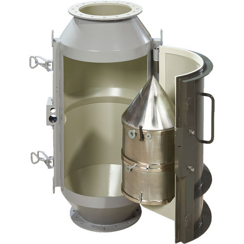 Permanentmagnetabscheider - SPP series - Goudsmit Magnetics BV - Partikel / für die Abwasserbehandlung / mit zylindrischem Drehgitter