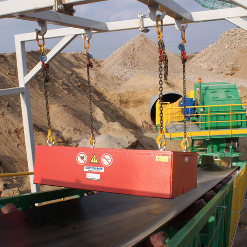 Magnetplatte für die Metallsortierung - Electro blockmagnet, RBE-EP series - Goudsmit Magnetics BV - flach / Stahl