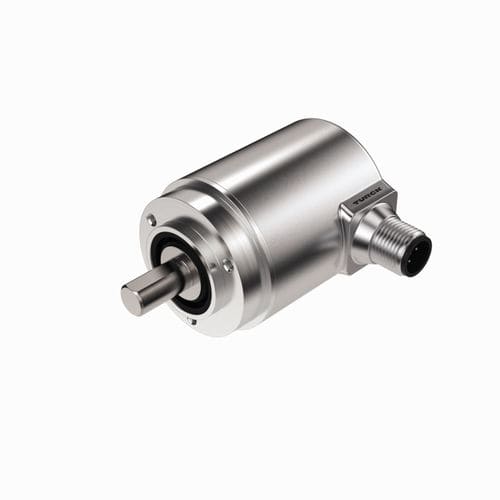 Absoluter Drehgeber - REM-190S10C-IOL32B-H1141 - TURCK - Magnet / Flansch / M12-Steckverbinder