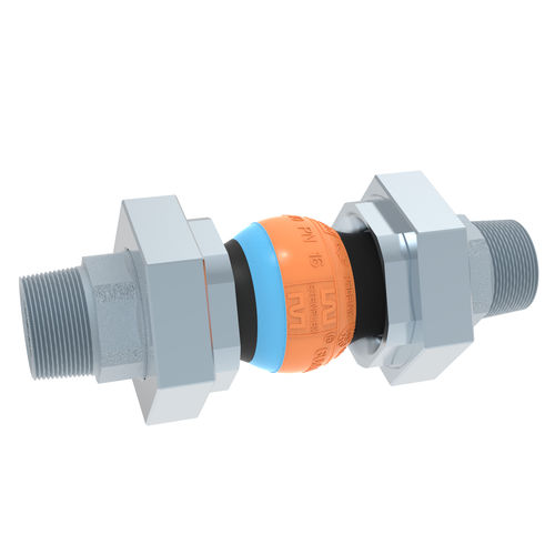 Gummi-Kompensator - AS-5 - STENFLEX Rudolf Stender GmbH - rund / Gewinde / Axial