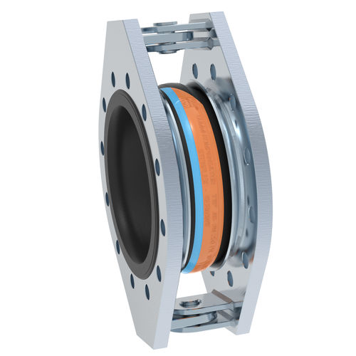 Gummi-Kompensator - AS-3  - STENFLEX Rudolf Stender GmbH - rund / Flansch / für Kanalisationen