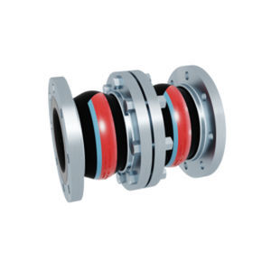 Gummi-Kompensator - AS-1D  - STENFLEX Rudolf Stender GmbH - rund / Flansch / Axial