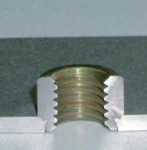 Gewindeeinsatz - Clifa® AL - Kerb Konus - Press / Metall / flach