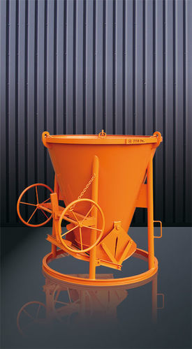 Konischer Betonkübel - 1011H series - Eichinger Equipement - Bodenablauf