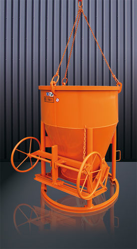 Konischer Betonkübel - 1012H series - Eichinger Equipement - Bodenablauf