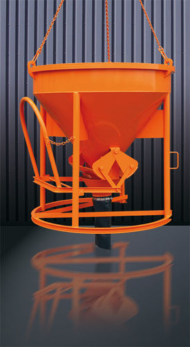 Konischer Betonkübel - 1016 series - Eichinger Equipement - mit Entladungsschlauch