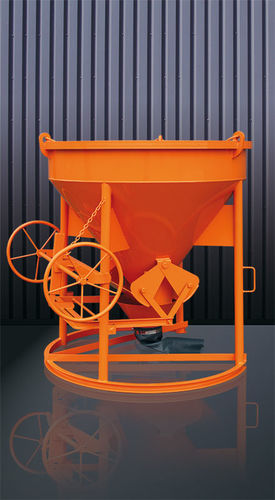Konischer Betonkübel - 1016 H series - Eichinger Equipement - mit Entladungsschlauch
