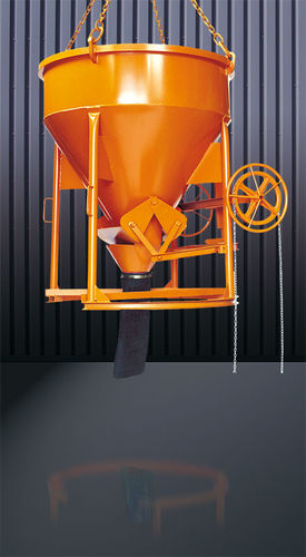Konischer Betonkübel - 1016 CW series - Eichinger Equipement - mit Entladungsschlauch