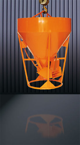 Konischer Betonkübel - 1010 series - Eichinger Equipement - mit Entladungsschlauch