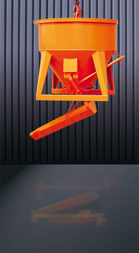 Konischer Betonkübel - 1091 (S) - Eichinger Equipement - Bodenablauf