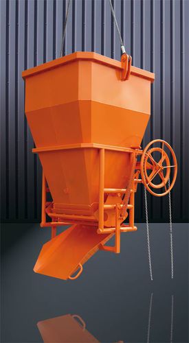 Achteckiger Betonkübel - 1029H series - Eichinger Equipement - Bodenablauf