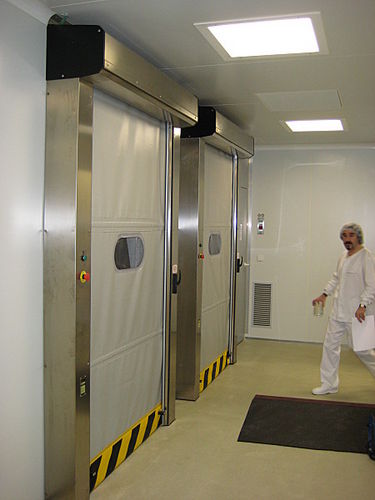 Rolltor - Hermetic-Roll - Puertas Angel Mir - für Reinraum / Industrie / Schnelllauf