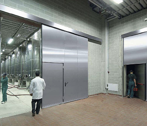 Schiebetür - SCP/SCS - Puertas Angel Mir - Edelstahl / für die Lebensmittelindustrie / Industrie