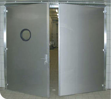 Einflügeltür - PB - Puertas Angel Mir - Edelstahl / für den Innenbereich / Industrie