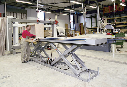 Tandem-Scheren-Hubtisch - Puertas Angel Mir - hydraulisch / festinstalliert