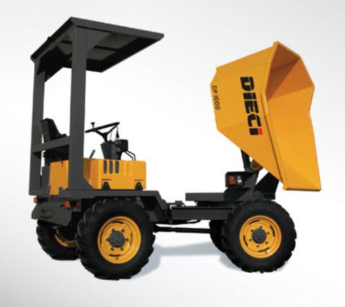 Dumper mit Gummireifen - DP1000 PA - DIECI S.r.l. - Diesel / mit Frontentladung / selbstladend